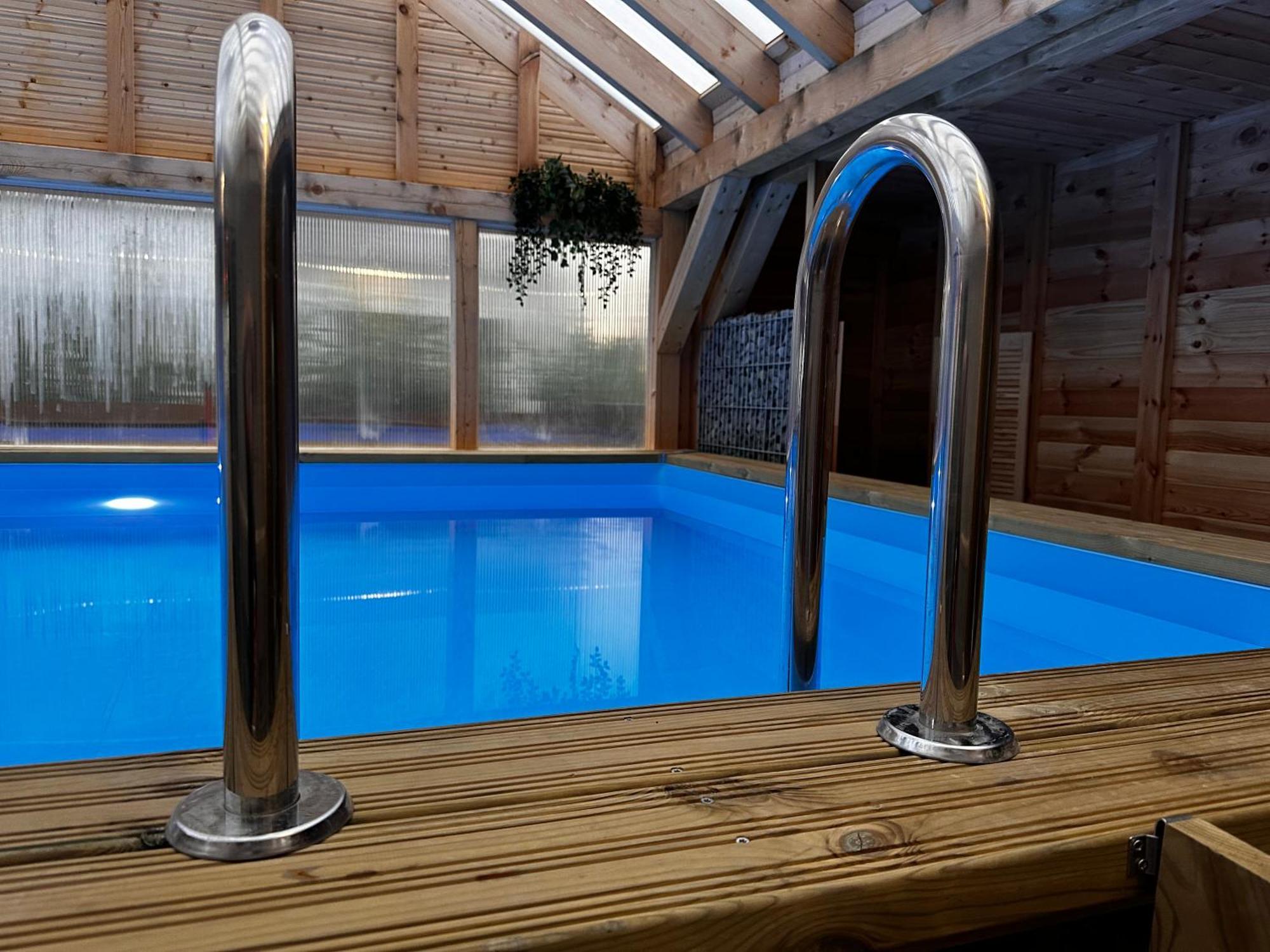 Domki Zlote Piaski Kryty Basen Sauna Jacuzzi ยาสต์เชอเบีย กูรา ภายนอก รูปภาพ