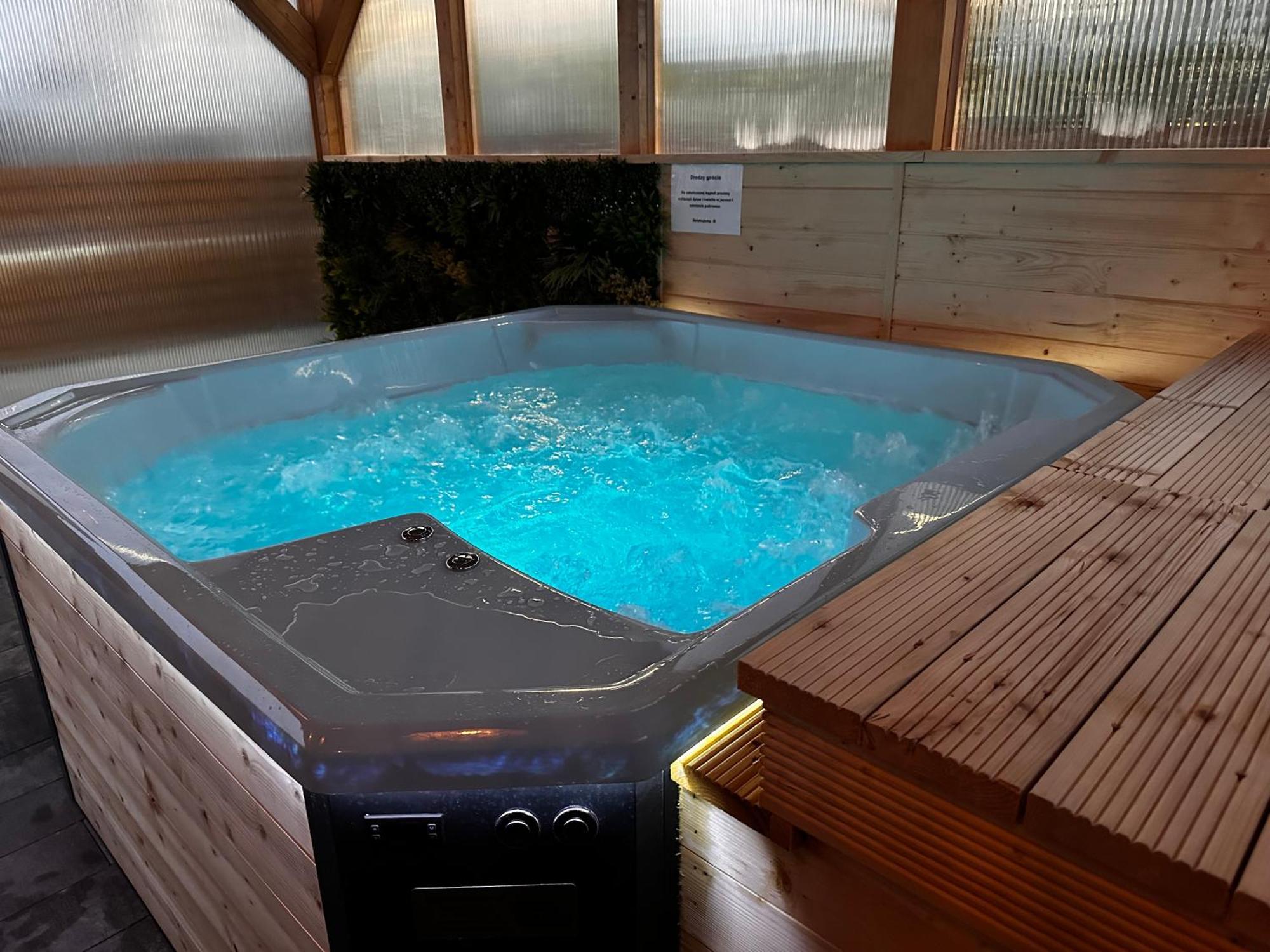 Domki Zlote Piaski Kryty Basen Sauna Jacuzzi ยาสต์เชอเบีย กูรา ภายนอก รูปภาพ